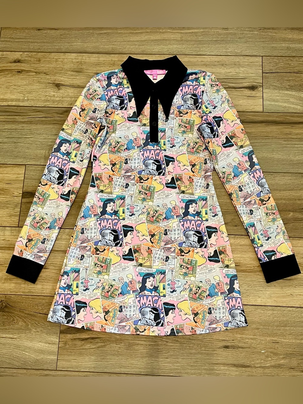 Dolls Kill x Archie Comics Comic Print Mini Dress Women’s Small Retro Pop Art
